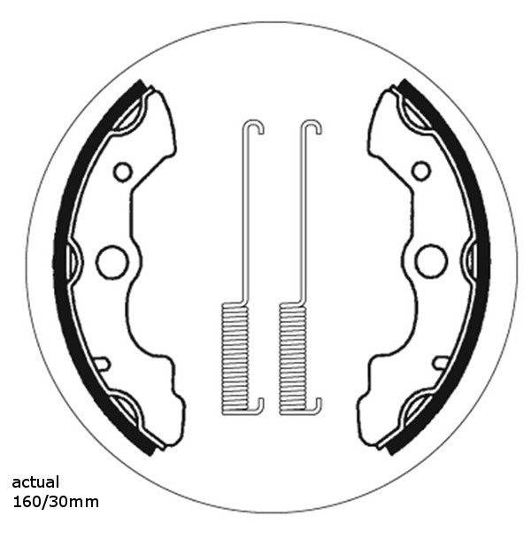 Brake Shoes SBS 2045 Honda