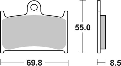 Disc Pad SBS 624HS