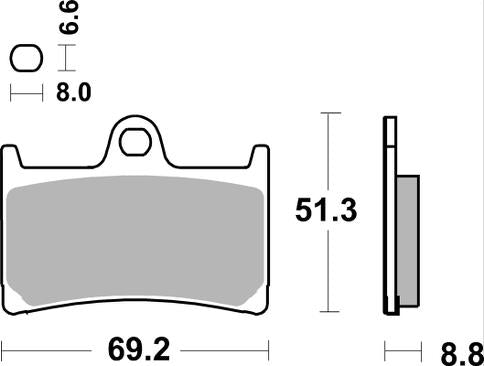 Disc Pad SBS 634HS