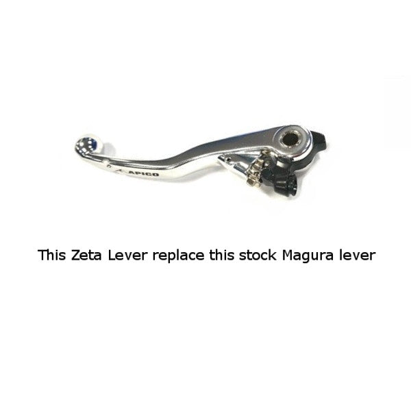 Zeta 3284 fold back clutch lever