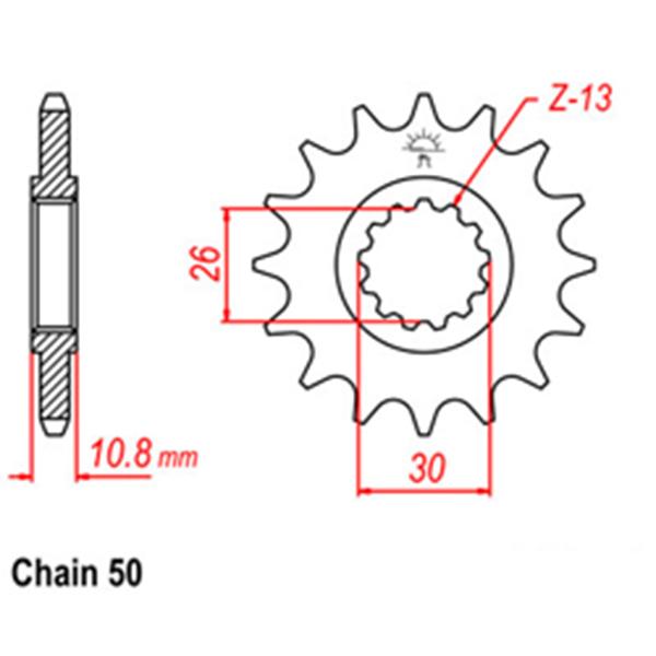 Front Sprocket YAMAHA 36Y