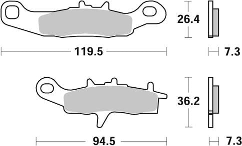 Disc Pads SBS 726RSI