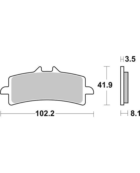 Disc Pad SBS 841HS