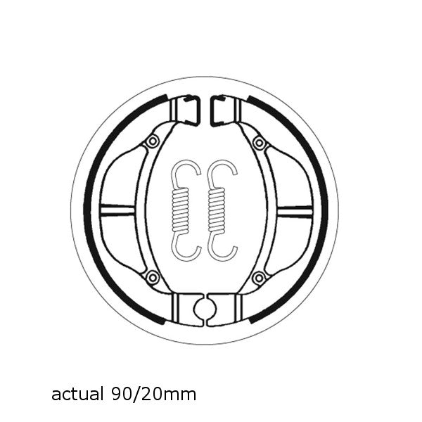 Brake Shoes SBS 2093 Kawasaki