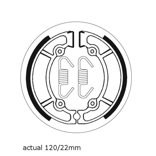 Brake Shoes SBS 2102 Suzuki