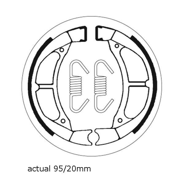 Brake Shoes SBS 2182 Yamaha Suzuki