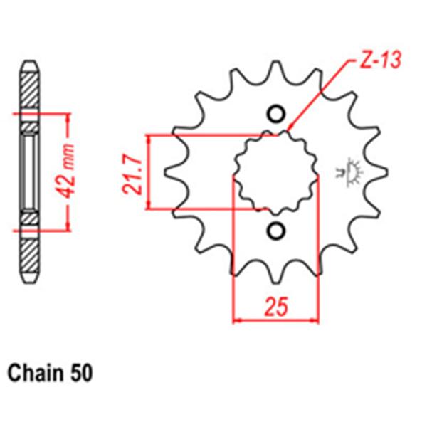 Front Sprocket Yamaha, Kawasaki &amp; Suzuki 440