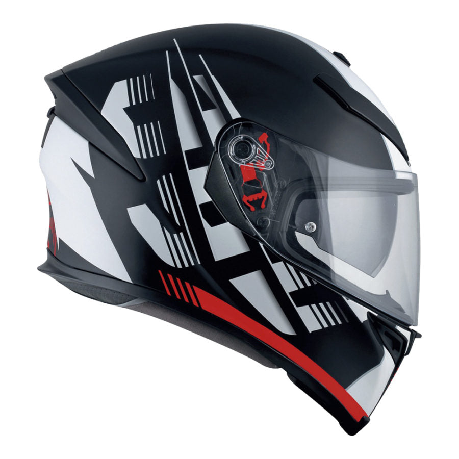 K-5 S Darkstorm Matt Black/Red Helmet
