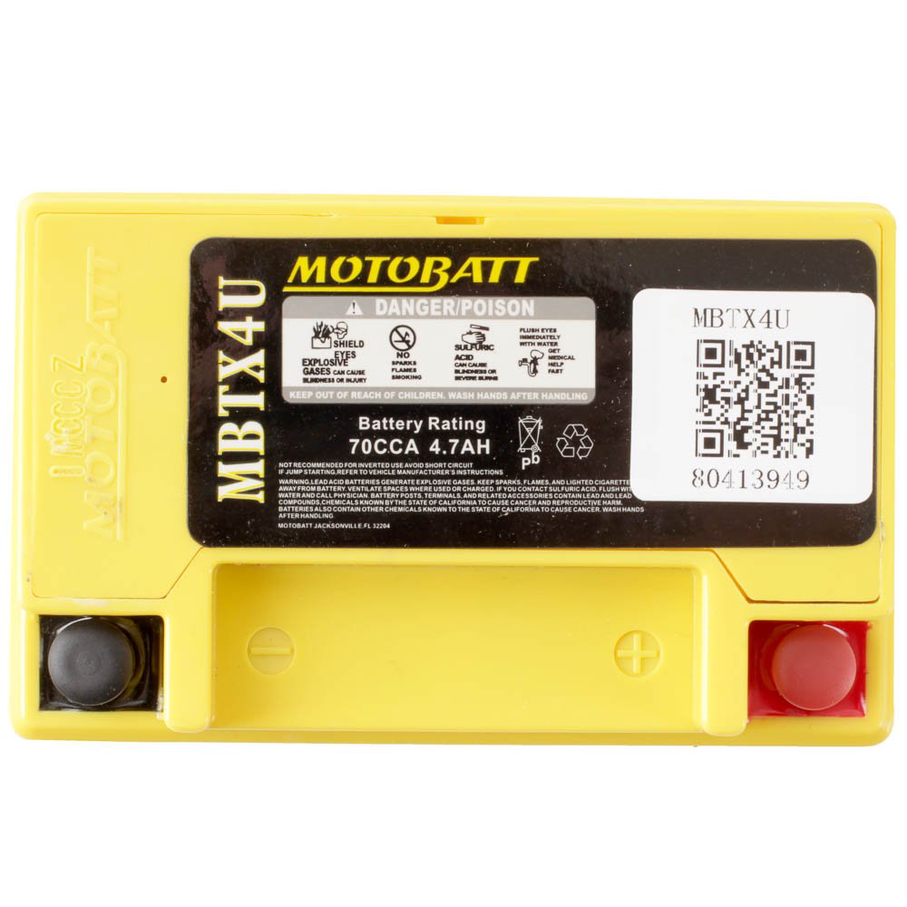 Motobatt MBTX4U 12V Battery