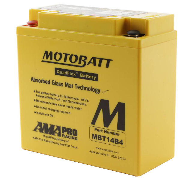 Motobatt MBT14B4 12V Battery