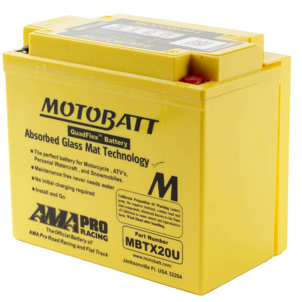 Motobatt MBTX20U 12V Battery