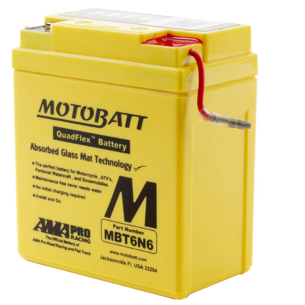 Motobatt MBT6N6 6V Battery