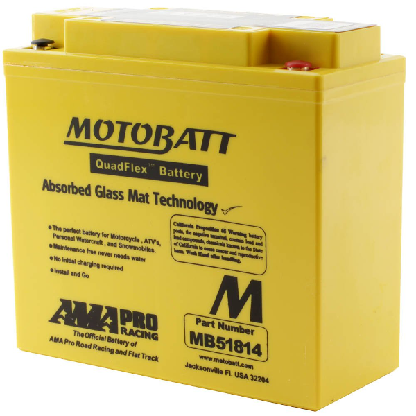 Motobatt MB51814 12V Battery