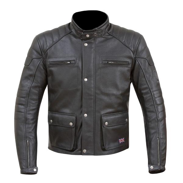 Merlin Beacon Black Leather Jacket
